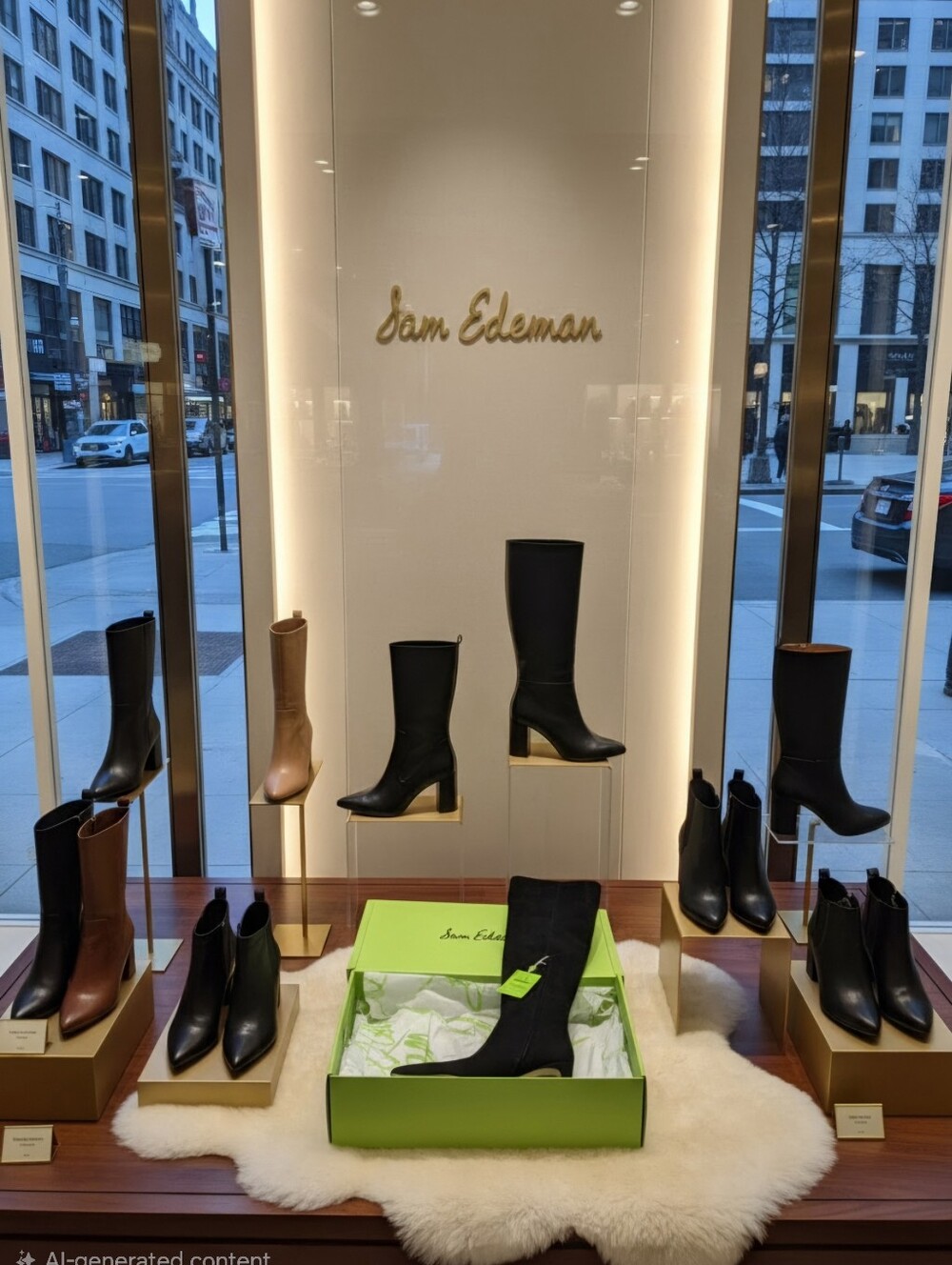 SAM EDELMAN SYLVIA BLACK SUEDE LEATHER WOMEN'S SZ 6.5 M BOOTS $275 NWB